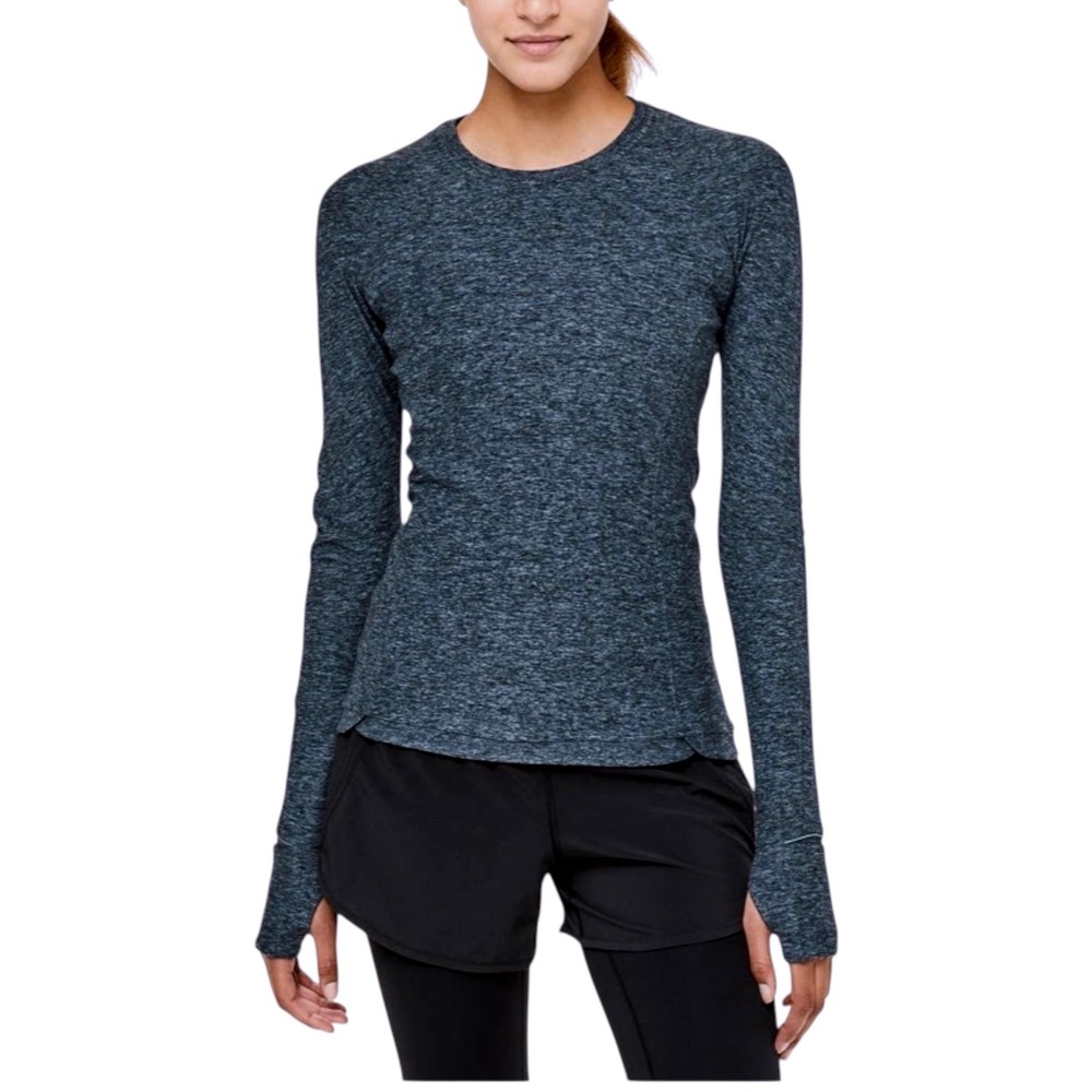 Lululemon Athletica Runderful Long Sleeve Shirt Women's Size 10-W3BCJS